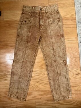 URBAN OUTFITTERS Women’s Burnt Orange Washed Utility Pants